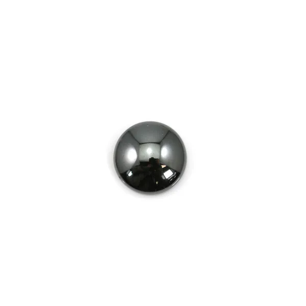 Cabochon Hematite Round 1..5mm x 10pcs