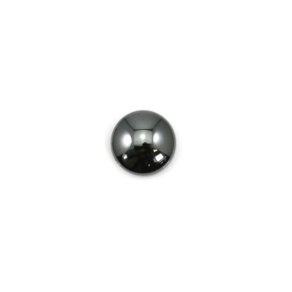 Cabochon Hematite Round 1..5mm x 10pcs