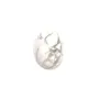 Cabochon howlite ovale 12x16mm x 1pc