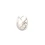 Cabochon howlite oval 10x12mm x 2pcs