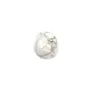 Cabochon howlite oval 10x12mm x 2pcs