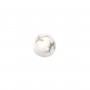 Cabochon howlite oval 7x9mm x 5pcs