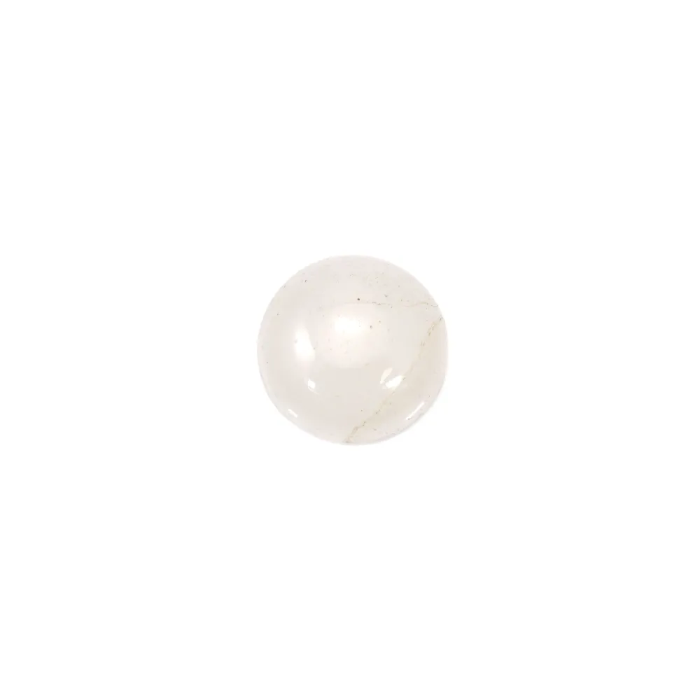 Cabochon jade blanc rond 8mm x 4pcs