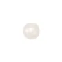 Cabochon white jade round 12mm x 2pcs