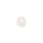 Cabochon jade blanc ovale 10x12mm x 2pcs