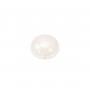 Cabochon jade blanc rond 16mm x 1pc