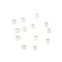 Cabochon jade blanc rond 2mm x 4pcs
