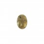 Cabochon labradorite, ovale plat 10x14mm x 1pc