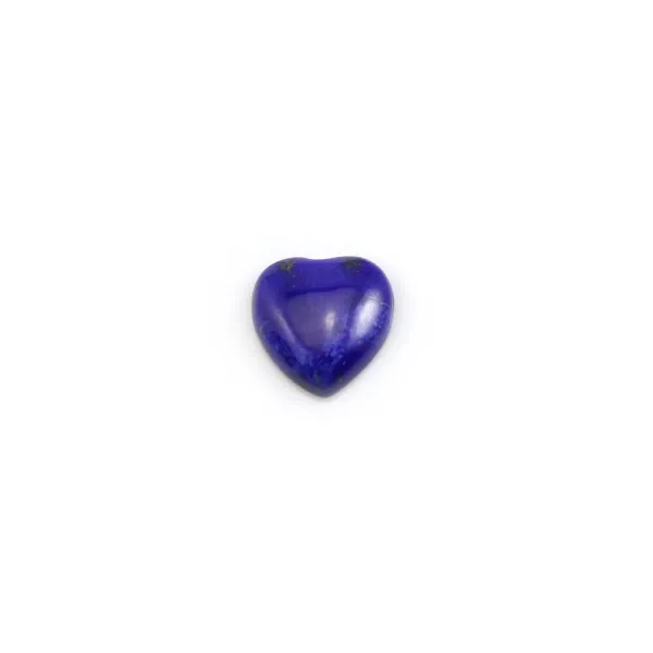 Cabochon Lapis-lazuli heart 5mm x 1pc