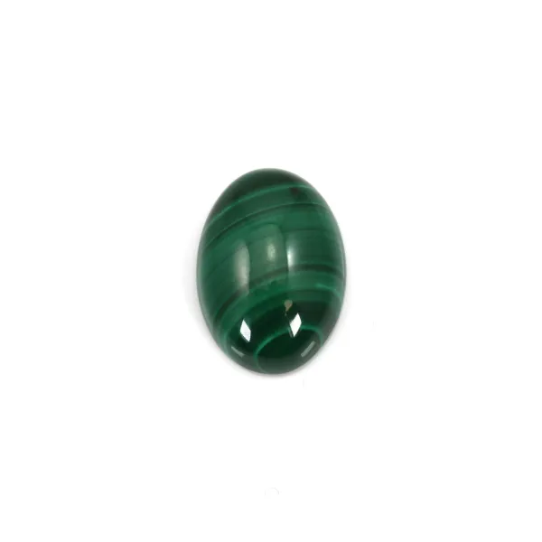 Cabochon Malachite Ovale 13x18mm  x 1pc