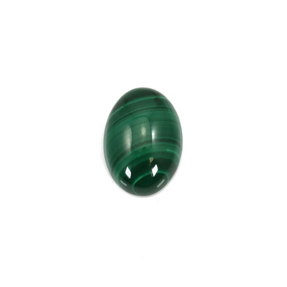 Cabochon Malachite Ovale 10x14mm x 1pc