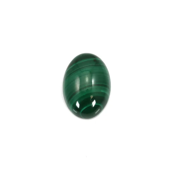 Cabochon Malachite Ovale 12x16mm  x 1pc