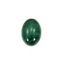 Cabochon Malachite Ovale 15x20mm  x 1pc