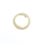 Cabochon rond 14 mm Nacre Blanc x1