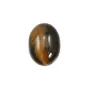 Cabochon yellow tiger's eye oval 15x20mm x 1pc