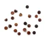 Cabochon oeil de taureau rond 2mm x 4pcs