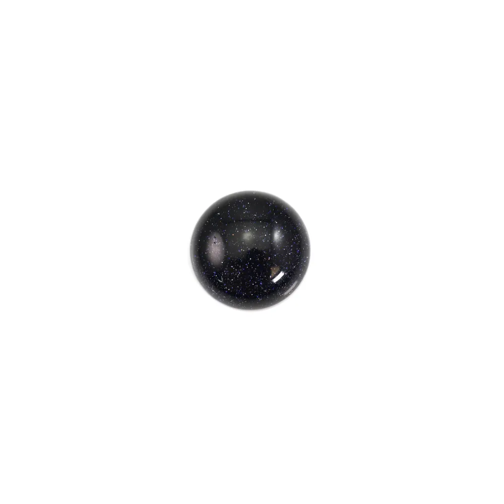 Cabochon Reconstituted Palissandro round 6mm x 1pc