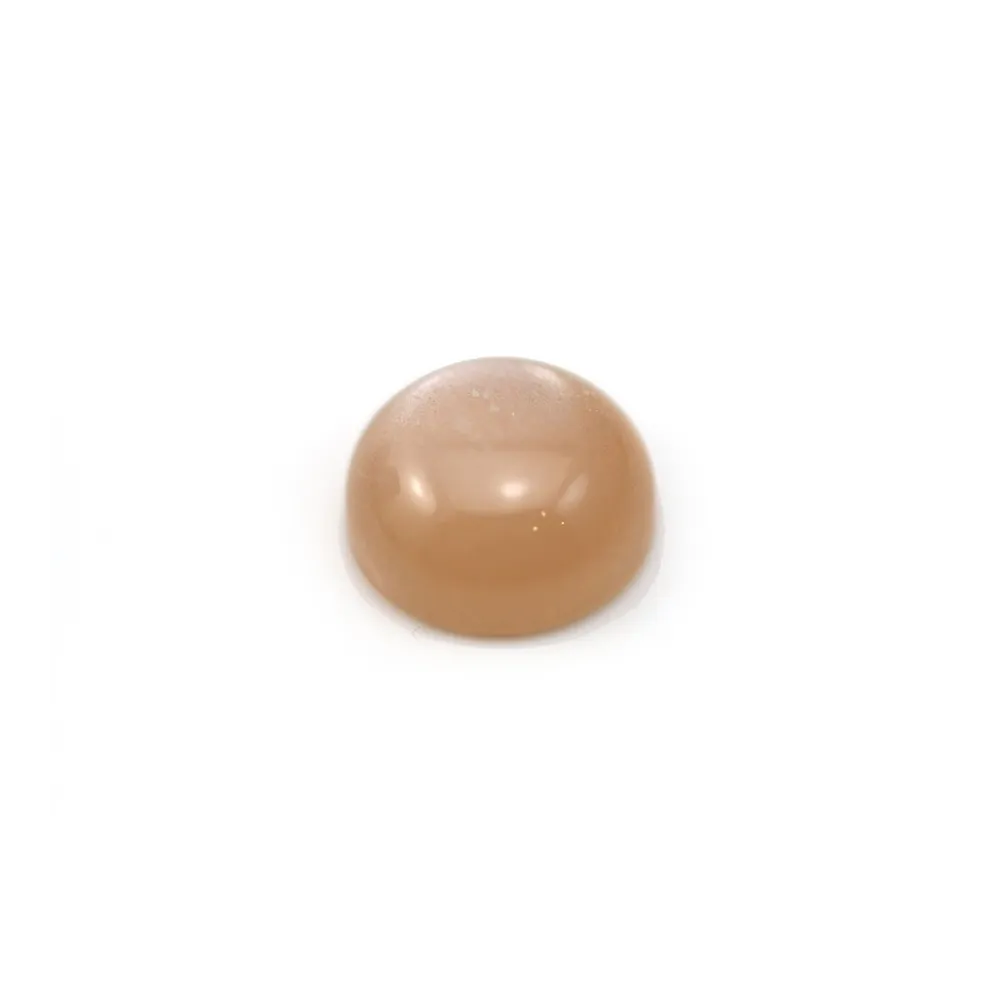 Cabochon Pierre de Lune Rond 4mm x 1pc