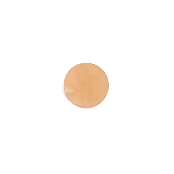 Orange Moonstone Cabochon, flat round shape, 8mm x 1pc