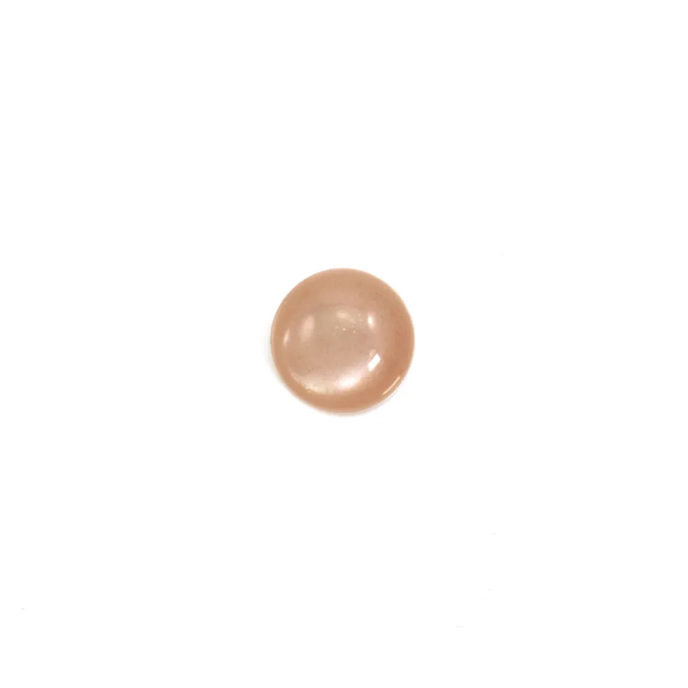 Cabochão de Pedra da lua laranja, de forma redonda 4mm x 2pcs