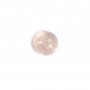 Cabochon Rose Quartz Flat-round 4mm x 10pcs