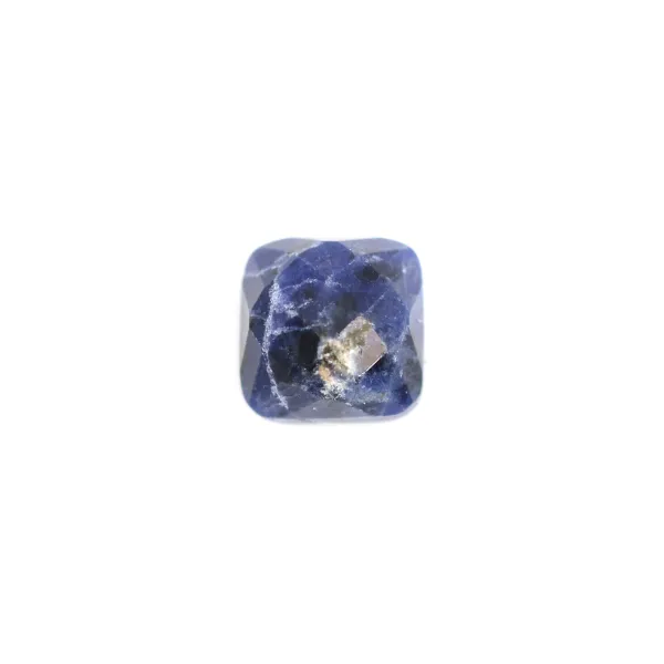 Cabochon sodalite carré facette 10mm x 1pc