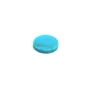 Cabochon Turquoise rond plate 8mm x1pc