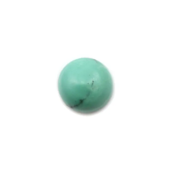 Cabochon Turquoise rond 10mm x1pc