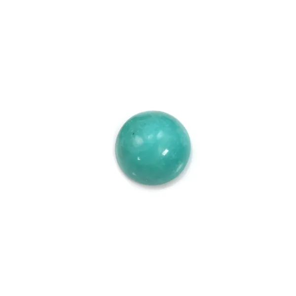 Cabochon Turquesa redondo 9mm x1pc