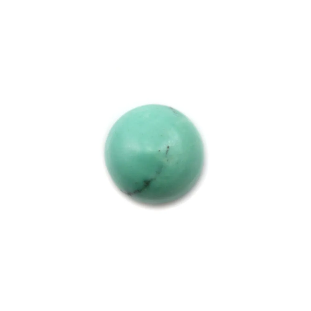 Cabochon Turquoise rond 12mm x1pc