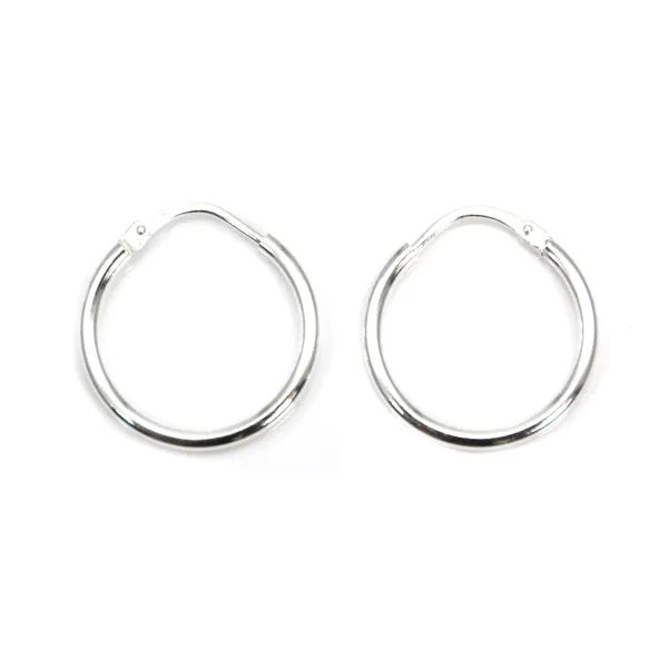 Créole fine 20mm Argent 925 x 2pcs