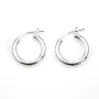 Criollas 18mm Plata 925 x 2pcs