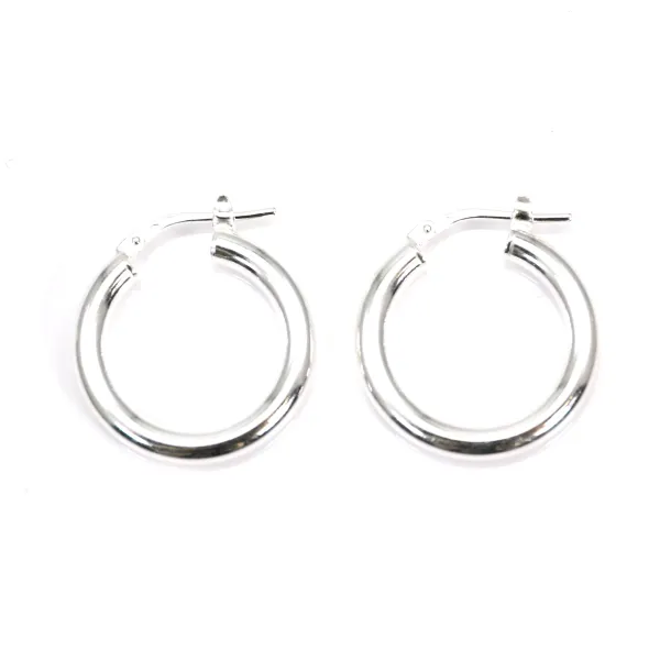 Creole 25mm Silber 925 x 2pcs