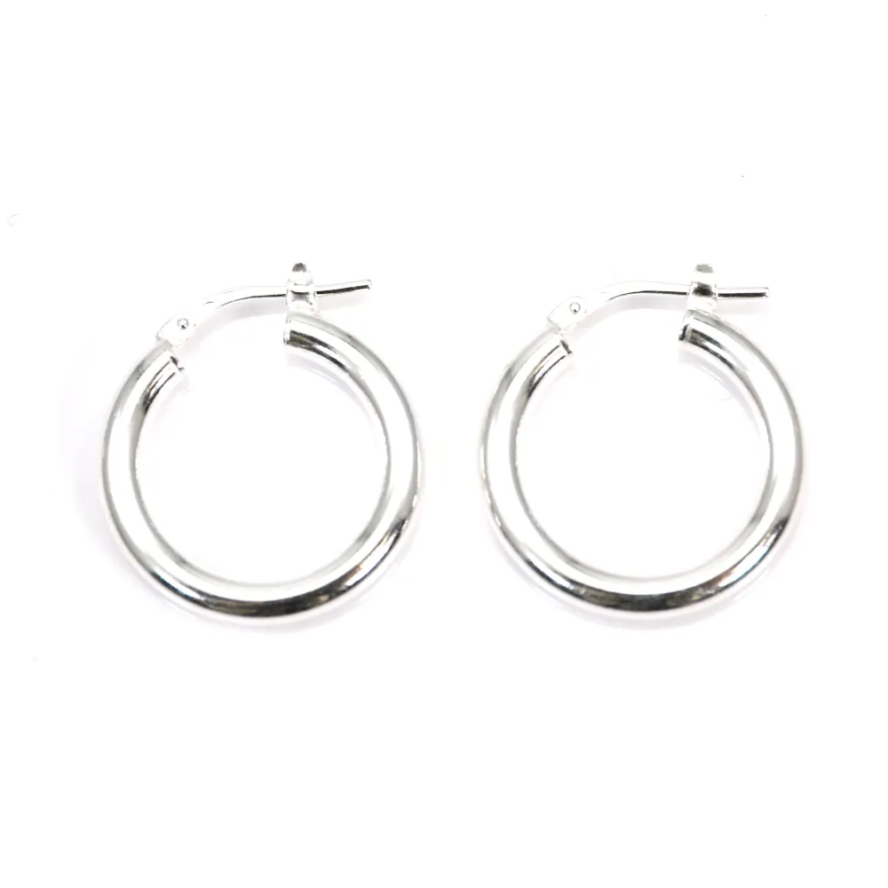 Créole 21mm Argent 925  traité anti-ternissement x 2pcs