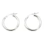 Créole 25mm Argent 925  traité anti-ternissement x 2pcs