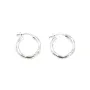 Crioulo torcido 15mm Prata 925 x 2pcs
