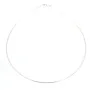 Collier maille Oméga Argent 925 traité anti-ternissement 1.5mm x 40cm