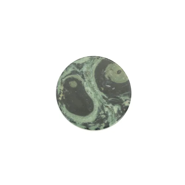 Cabochon Jaspe Kambaba rond plat 14mm x 1pc