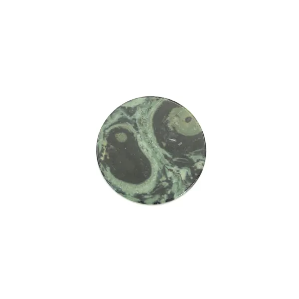 Cabochon Jaspe Kambaba rond plat 12mm x 1pc