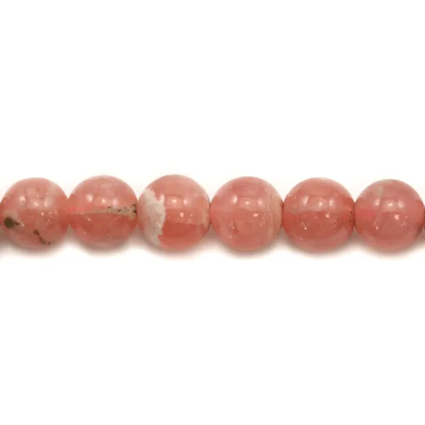 Rhodochrosite Ronde 4mm A x 40cm 
