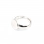 925 silver adjustable ring mounting with a 12mm round base x 1pc