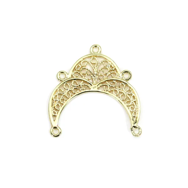  Spacers by "flash" Gold on brass 23x23.5mm  x1pc