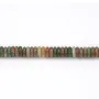 Indian agate heishi 2x6mm x 39cm