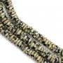 Dalmata diaspro Heishi rotondo 2x6mm x 39cm