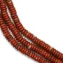 Jaspe rouge rondelle Heishi 2x6mm x 40cm