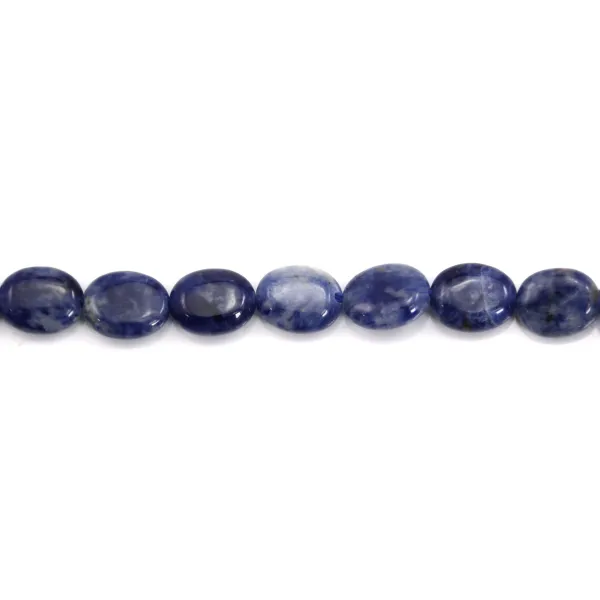 Sodalita oval 8x10mm x 4pcs