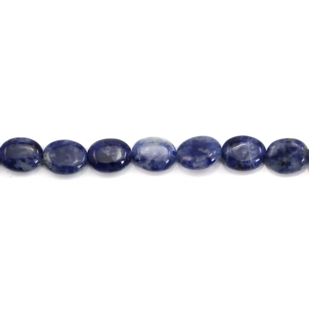 Sodalith oval 8x10mm x 4pcs