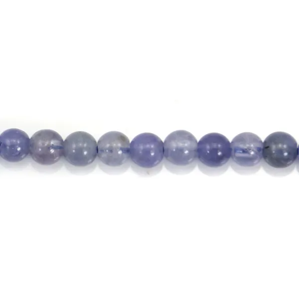 Tanzanite  ronde  4mm x 40cm