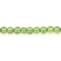 Round peridot 3mm x 40cm