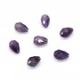 Amethyst Faceted Teardrop 6 *9mm x 4pcs